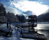 jezero Jasna v zimskem času