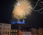 Ljubljanski grad v prazničnem času