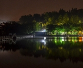Šmartinsko jezero ponoči